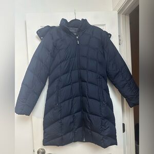 Eddie Bauer Puffer Down Coat Women’s XL Navy Blue